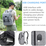 HFSX Laptop Backpack Charger View