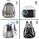 Halinfer Expandable Cat Backpack Exterior View