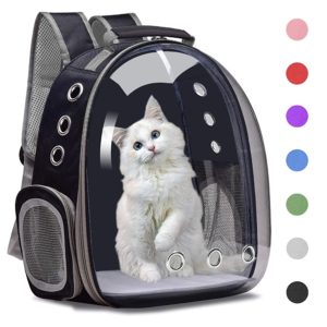 Henkelion Vista frontal de la mochila para gatos