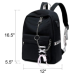 Hey Yoo HY760 Casual Backpack Dimension View