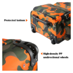 HollyHOME Multifunction Rolling Backpack Bottom View