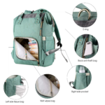 Iduola Diaper Bag Backpack Back View