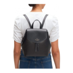 Kate Spade Lizzie Medium Flap Backpack Wearing View