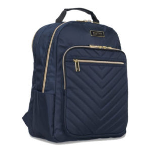 Kenneth Cole Chevron Quilted Computer Backpack Front View
