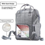 KiddyCare Diaper Bag Backpack Back View