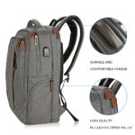 Kroser 17.3 Inch Laptop Backpack Side View