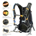 LOCALLION Sports Running Hydration Pack Back View