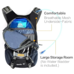 LOCALLION Sports Running Hydration Pack Front Pocket View