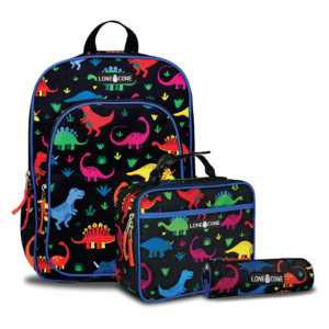 LONECONE Kids' 3-Piece Backpack Front View