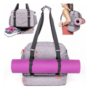 LUCKAYA Yoga Mat Tote Backpack Front View