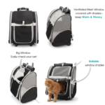Lollimeow Geometric Roller Cat Backpack Exterior View