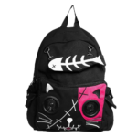 Lost Queen Kitty Speaker Backpack Front View