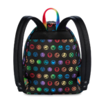 Loungefly Gay Pride Superhero Rainbow Icons Mini Backpack - Back View