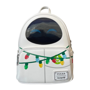 Loungefly Pixar Eve Christmas Lights Cosplay Backpack - Front View