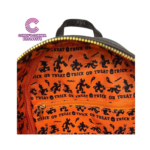 Loungefly Vampire Mickey with Glow in the Dark Pumpkin Backpack - Internal