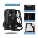 MIER Waterproof Insulated Backpack Cooler Back View