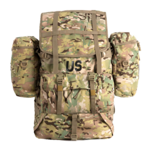 Grand sac à dos MT Military MOLLE 2 avec sac à dos à cadre - Vue de face