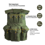 MT Military Rucksack Alice Pack Army Backpack and Butt Pack - Main Compartment