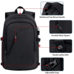 Mancro Anti-theft Laptop Backpack Front View 2