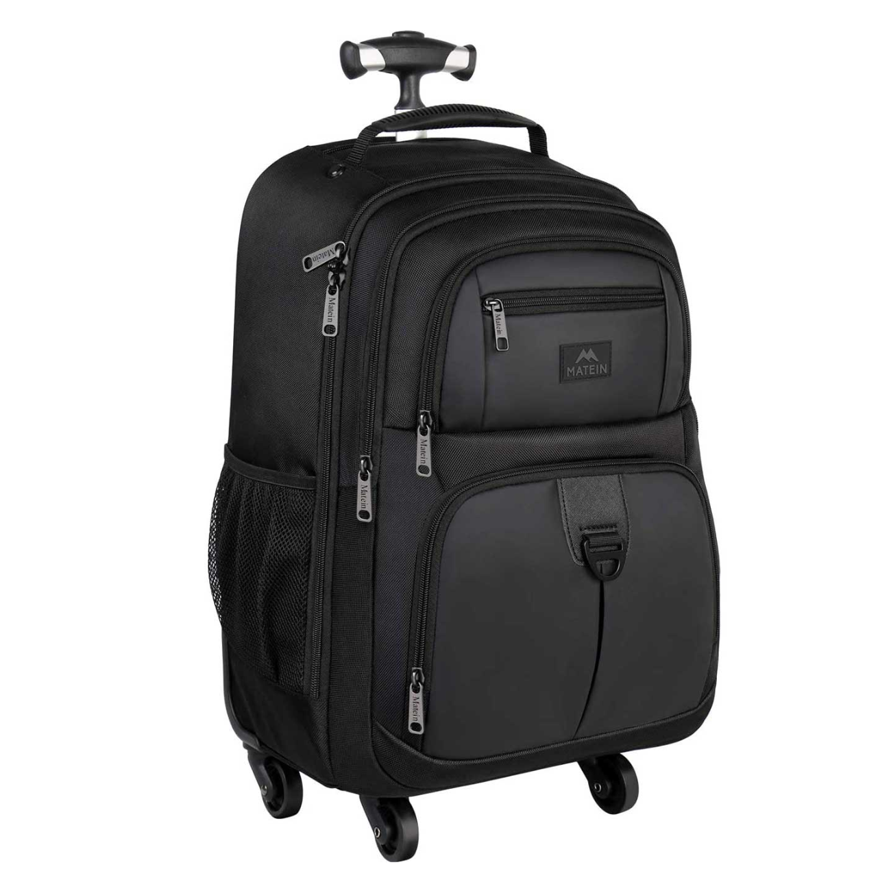 Matein Business Travel Rolling Backpack Front View