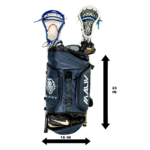 Mauv Large Lacrosse Backpack Dimension View