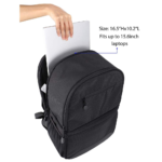 Mier 2in1 Lunch Backpack Cooler Laptop Pocket View