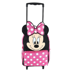 Minnie Mouse Softside Rolling Backpack Front View