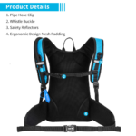 Miracol Hydration Backpack Back View