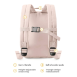 Mommore Fashion Toddler Backpack Back View