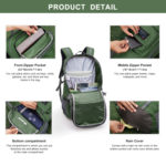 Mountaintop 40L Hiking Backpack Interior View