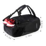 Mouteenoo Travel Duffel Backpack Dimension View