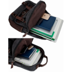 Mygreen Messenger Sling Backpack Main Pocket View