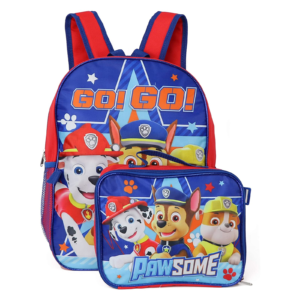 Nickelodeon Paw Patrol Backpack with Lunch Box Front View