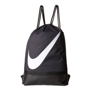 Nike Vista frontal da mochila com cordão Swoosh