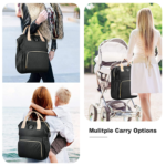 OSOCE Diaper Bag Backpack Carrying View