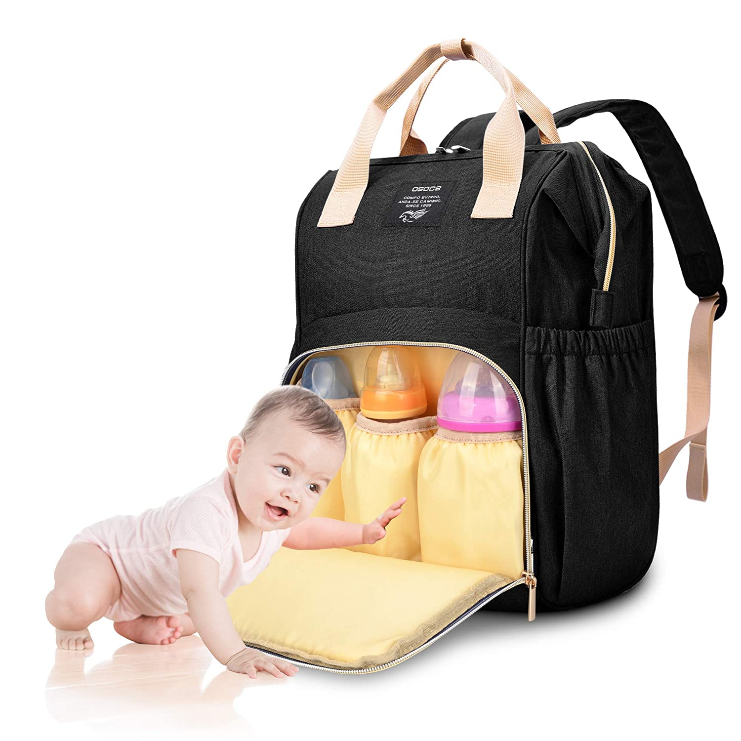 OSOCE Diaper Bag Backpack FRont View