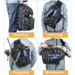 PLUSINNO Fishing Tackle Backpack Carry View
