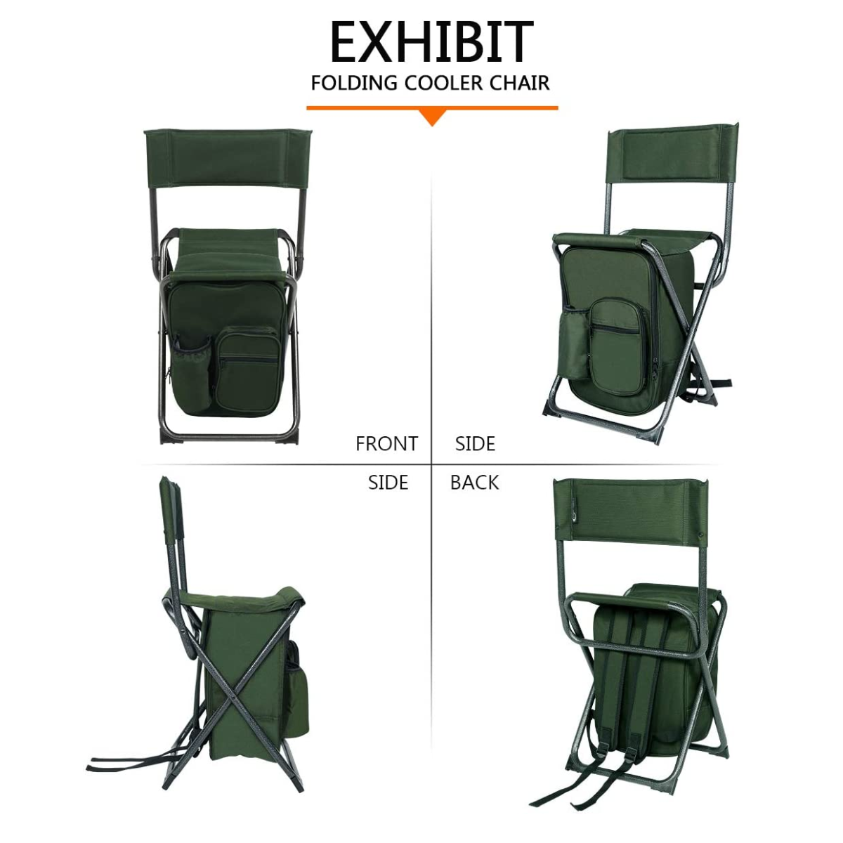 Compare PORTAL Lightweight Backrest Stool Cooler Backpack - Backpacks Global