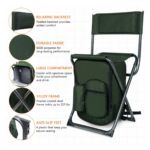 PORTAL Lightweight Backrest Stool Cooler Backpack Multifunctional View