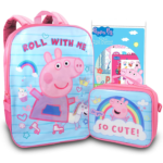 Peppa Pig Backpack Lunch Box Set Front View