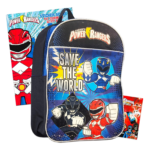 Power Rangers Vista frontal de la mochila