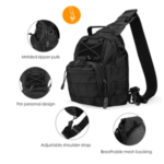 ProCase Tactical Sling Bag detaljvy