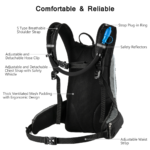 RUPUMPACK 15L Insulated Hydration Backpack Back View