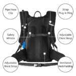 RUPUMPACK Insulated Hydration Backpack Back View