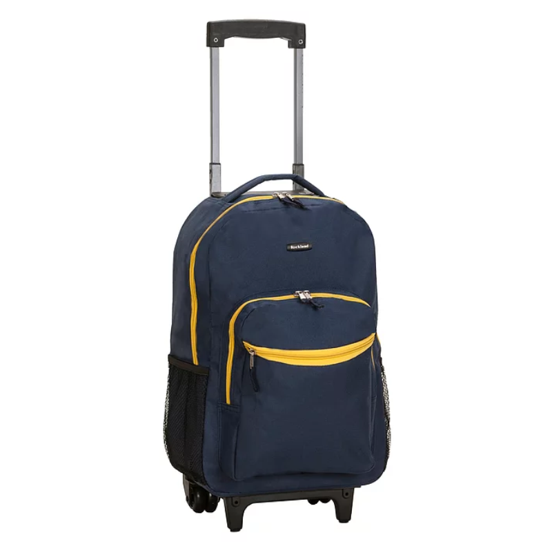 Rockland Rolling Backpack Front View
