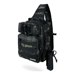 Rodeel Fishing Tackle Sling Backpack Front View