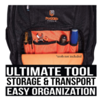 Rugged Tools Worksite Backpack Front Pocket View