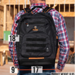 Rugged Tools Worksite Backpack-Benutzeransicht