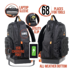 Rugged Tools Worksite Backpack Utility View