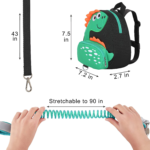 SEALINF Toddler Leash Backpack Dimension View